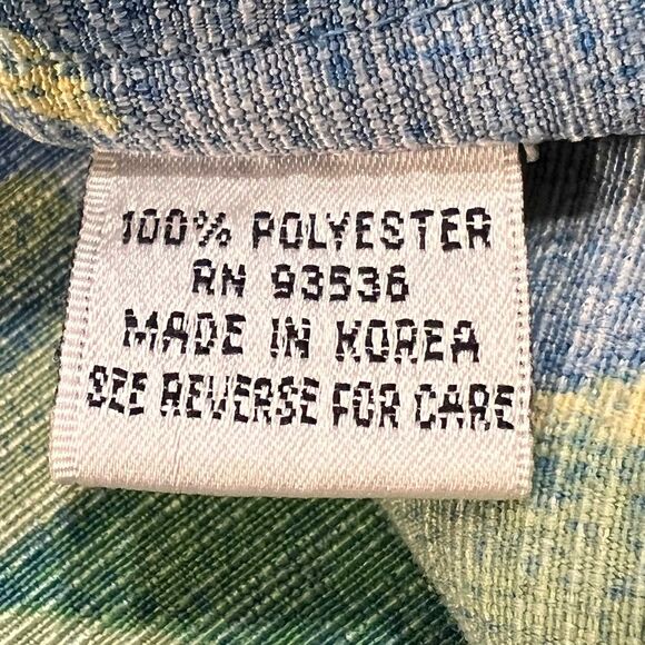 Marc Ecko XL Hawaiian Print Shirt Green - Picture 5 of 7